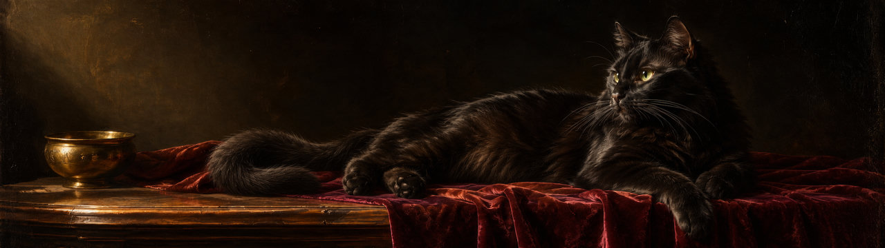Tenebrist velvet, Cats wallpaper, 5120 × 1440