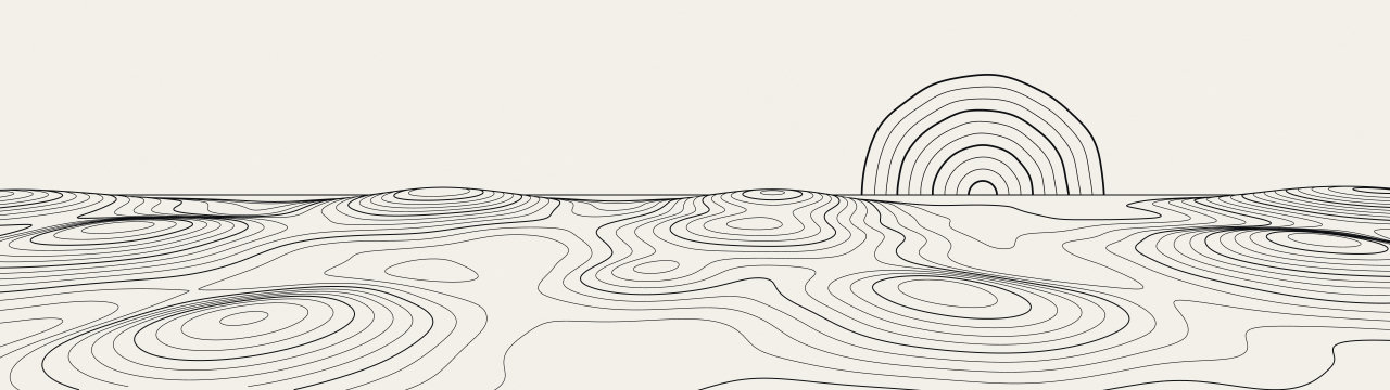 Contour country, Lineart Sunset wallpaper, 5120 × 1440