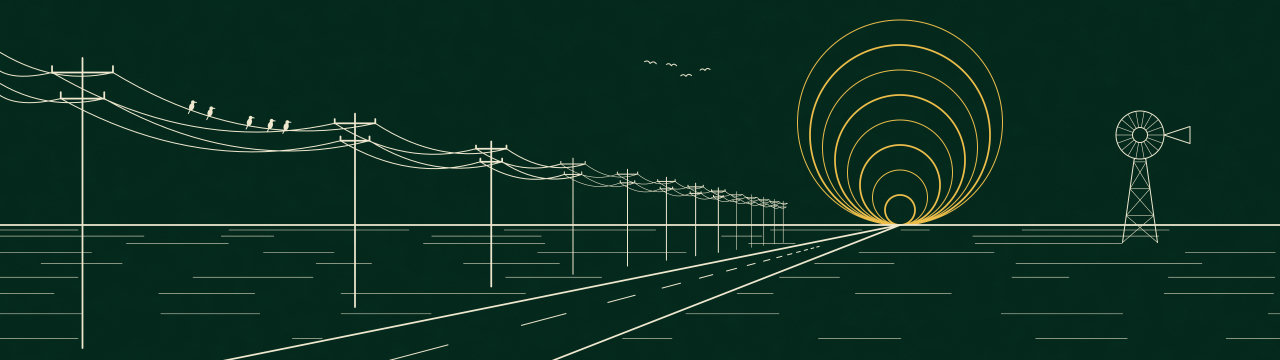Telegraph road, Lineart Sunset wallpaper, 5120 × 1440