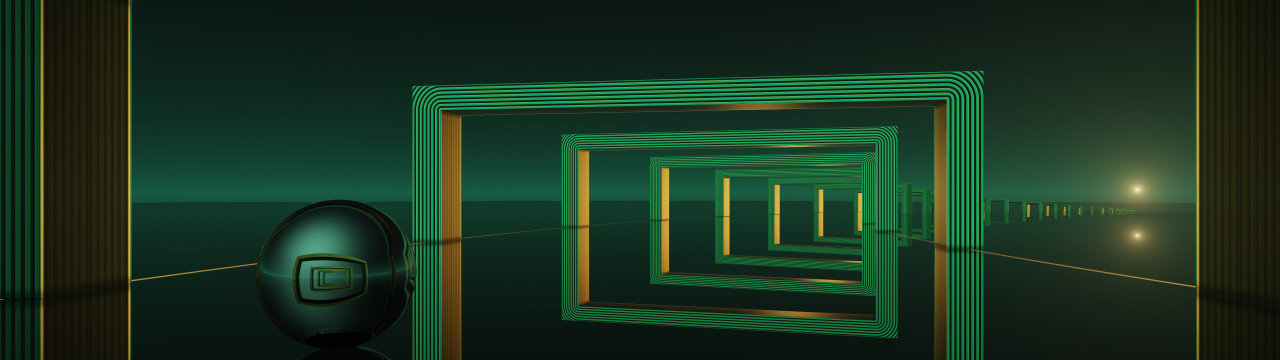 Recursion, Abstracts wallpaper, 5120 × 1440