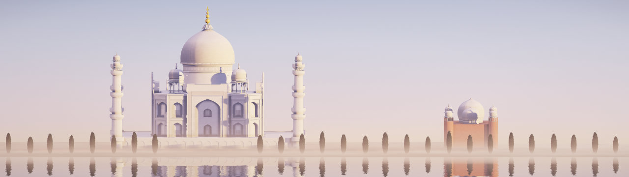 Taj Mahal, Monuments wallpaper, 5120 × 1440