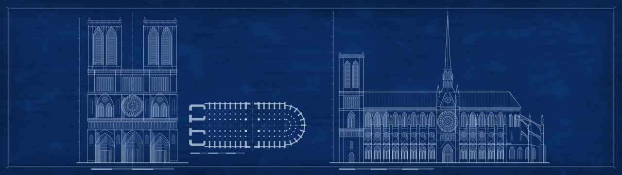 Notre-Dame, Monuments wallpaper, 5120 × 1440