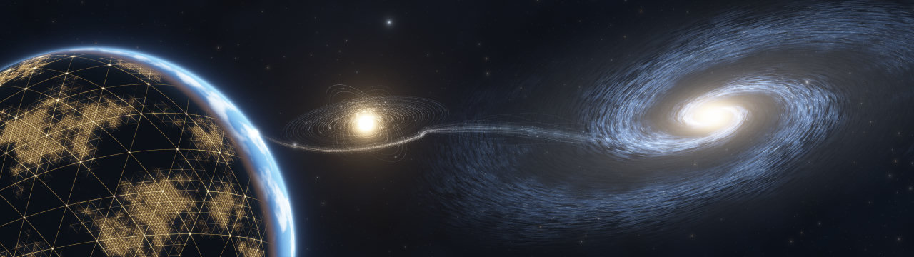 Kardashev, Super Intelligence wallpaper, 5120 × 1440