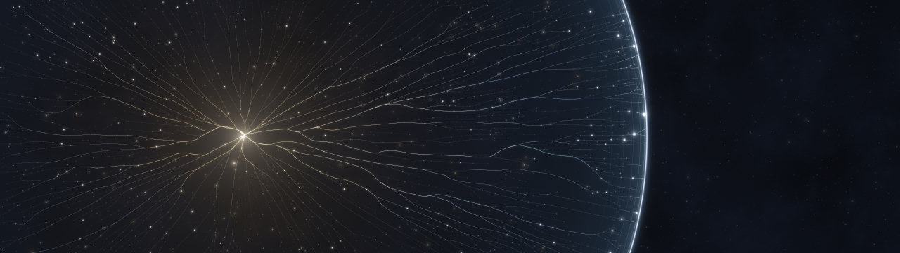 Light cone, Super Intelligence wallpaper, 5120 × 1440
