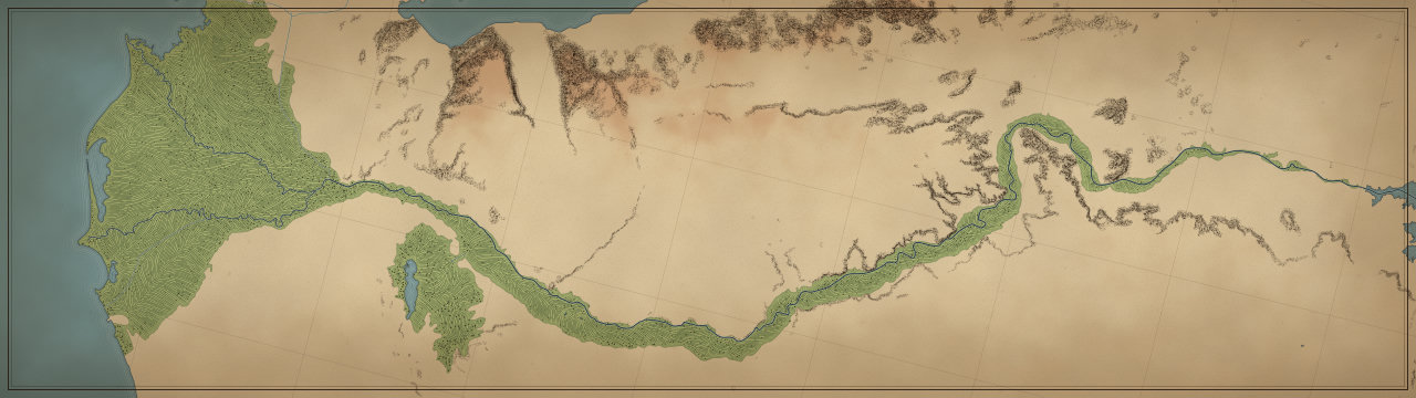 Nile, Terrains wallpaper, 5120 × 1440